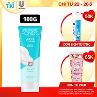 Sữa Rửa Mặt Ngừa Mụn Pond's Acne Clear (100g)
