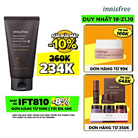 Sữa rửa mặt se khít lỗ chân lông innisfree Super Volcanic Pore Micellar Cleansing Foam 2X 150gr