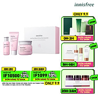 Bộ Dưỡng Ẩm Sáng Da Hoa Anh Đào Innisfree Jeju Cherry Blossom Tone Up Set - 131172582