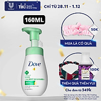 Mousse rửa mặt bọt mịn Dove serum sạch sâu tốt cho da dầu mụn - ngừa mụn dịu nhẹ 160ml