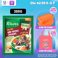 Hạt Nêm Chay Nấm Hương Knorr Organic Mới 380g
