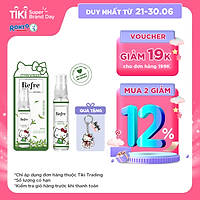 Xịt khử mùi Refre Natural Green Tea Hương Trà Xanh 30ml (Phiên bản Hello Kitty giới hạn) + Tặng móc khóa Hello Kitty xinh xắn