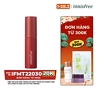 Son Tint Lì Mềm Mượt Innisfree Vivid Cotton Ink 4g