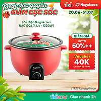 Lẩu Điện Nagakawa NAG1902 (4.0 Lít) - Hàng Chính Hãng