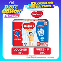 Tã Quần Huggies Dry gói trung XXL30 (30 Miếng) - Tặng 4 miếng