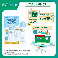Sữa chống nắng vật lý bảo vệ da sạch dầu Sunplay Skin Aqua Mineral Defemse Oil Clear Milk SPF 50+, PA++++ (25g)