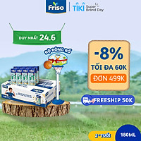 1 thùng sữa Friso RTD 180ml + Bộ bóng rổ Friso