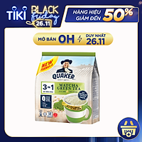 Thức uống yến mạch Quaker 3 in1 - Vị trà xanh Matcha