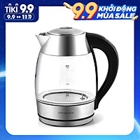 Ấm Điện Thủy Tinh Siêu Tốc Có Điều Chỉnh Nhiệt Độ Lock&Lock EJK341 (1.8L) - Hàng chính hãng