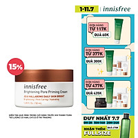 Kem Dưỡng Sáng Da 3 Trong 1 Innisfree Brightening Pore Priming Cream (50ml)