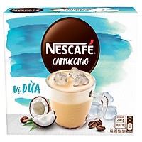 Cà Phê Hòa Tan Nescafé Cappuccino Vị Dừa (Hộp 10 Gói x 20g) - BAO BÌ MỚI