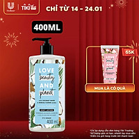 Sữa Dưỡng Thể 400Ml Love Beauty And Planet Chăm Da Mềm Mịn Luscious Hydration Với 100% Dừa Tươi Organic