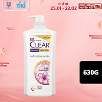 Dầu Gội đầu Clear Hoa Anh Đào Băng Lạnh Cho Tóc Thơm Mát Suốt 24 Giờ 630g