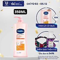 Sữa Dưỡng Thể 350Ml Vaseline Dưỡng Ẩm Sáng Da Chống Nắng Spf24Pa++ Sun + Pollution Protection Bảo Vệ Da Tới 4H Với Spf 24 Pa++