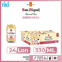 Thùng 24 Lon Bia SAN MIGUEL Trái Cây Vị Vải 330 ml