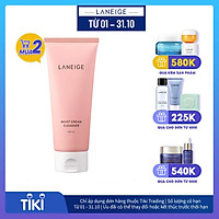 Sữa Rửa Mặt Dưỡng Ẩm Cho Da Thường Và Da Khô Laneige Moist Cream Cleanser (150ml)