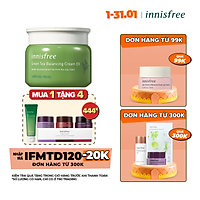 Kem dưỡng ẩm từ trà xanh đảo Jeju Innisfree Green Tea Balancing Cream EX 50ml - NEW