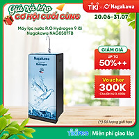 Máy Lọc Nước R.O 9 Lõi Nagakawa NAG0507FB - Hoa Văn Hình Chim - Hàng Chính Hãng
