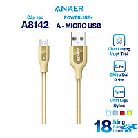 Dây Cáp Sạc Micro USB Anker PowerLine+ 0.9m - A8142 - Hàng Chính Hãng