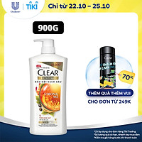 Dầu Gội 900g Clear Botanique 9 Thảo Dược Quý Cho Da Đầu Yếu 3X Sức Mạnh Đánh Bay Gàu Nhờn Ngứa