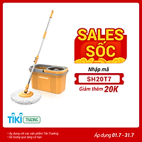 Bộ Lau Nhà Xoay 360 Độ Sunhouse Ks-Cl350PO