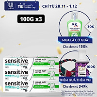 Combo 3 Kem Đánh Răng Sensitive Expert By P/S Fresh Mint Bạc Hà Thơm Mát 100g