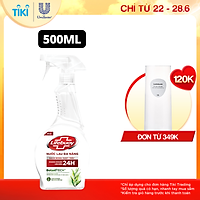 Nước Lau Đa Năng Lifebuoy Botanitech Kháng Khuẩn & An Toàn Tinh Dầu Tràm Trà & Khuynh Diệp Kháng Khuẩn Đến 24h 500 ml