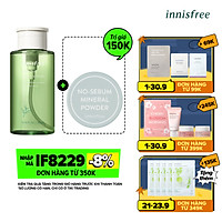 Nước tẩy trang từ trà xanh đảo Jeju Innisfree Green Tea Cleansing Water 300ml - NEW