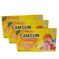 Combo 3 hộp Thực phẩm chức năng bảo vệ sức khỏe: CẢM CÚM SENPE, hỗ trợ Giải cam, Giảm Ho, Hắt hơi, Nhức đầu, Ngạt mũi do lạnh, Kích thích tiêu hóa, Bồi bổ cơ thể, Nâng cao sức đề kháng