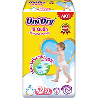 Tã Quần Em Bé Siêu Khô Thoáng Unidry Size XL48