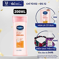Sữa Dưỡng Thể 200Ml Vaseline Dưỡng Ẩm Sáng Da Chống Nắng Spf24Pa++ Sun + Pollution Protection Bảo Vệ Da Tới 4H Với Spf 24 Pa++