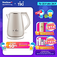 Ấm Đun Siêu Tốc 2 Lớp Bluestone KTB-3351 - 1.5L (Màu Ngẫu Nhiên) - Hàng chính hãng