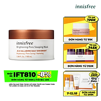 Mặt Nạ Ngủ Dưỡng Sáng Da 3 Trong 1 Innisfree Brightening Pore Sleeping Mask (100ml)