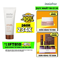 Sữa Rửa Mặt Làm Sáng Da 3 Trong 1 Innisfree Brightening Pore Facial Cleanser (150g)