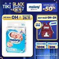 Tã Dán Sơ Sinh Cao Cấp Moony Nhật Bản NB90 (90 Miếng)