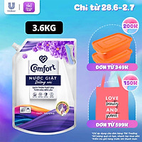 Nước Giặt Dưỡng Vải Comfort Đa Chức Năng Hương Thời Thượng Giúp Quần Áo Sạch Thơm & Tươi Màu Túi 3.6Kg