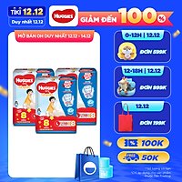 Combo 3 Gói Tã Quần Huggies Dry Gói Cực Đại L68 (68 Miếng) - Tặng 8 miếng