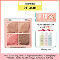 Phấn mắt 4 màu Mamonde Flower Pop Eyebrick - 2.3g