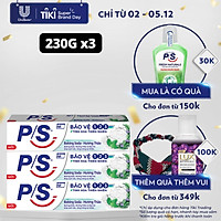 Combo 3 Kem đánh răng P/S Bảo Vệ 123 Baking Soda - Hương Thảo 230g giúp làm trắng răng tự nhiên