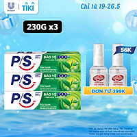 Bộ 3 Kem đánh răng P/S Trà Xanh 230g