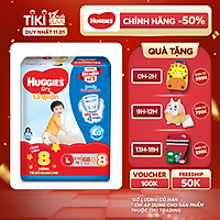 Tã Quần Huggies Dry Gói Cực Đại L68 (68 Miếng) - Tặng 8 miếng