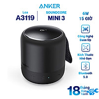 Loa bluetooth SoundCore Mini 3 6w - Hàng chính hãng