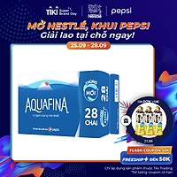 Thùng 28 Chai Nước Uống Aquafina (500ml / Chai)