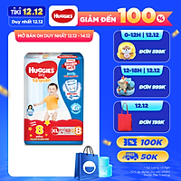 Tã Quần Huggies Dry Gói Cực Đại XL62 (62 Miếng) - Tặng 8 miếng