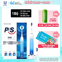 Bàn Chải Điện P/S S100 PRO - Công Nghệ Sóng Âm, Chải Sạch Mảng Bám Tới 10X - Xanh Ombre