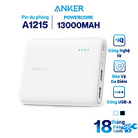 Pin Sạc Dự Phòng Anker PowerCore 13000mAh - A1215 - Hàng Chính Hãng
