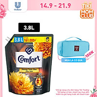 Nước Xả Làm Mềm Vải Comfort Chăm Sóc Chuyên Sâu Hương Nước Hoa Thiên Nhiên Sophia túi 3.8L
