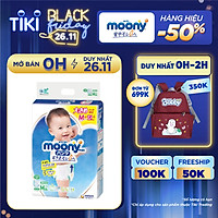 Tã Quần Cao Cấp Moony Nhật Bản M58 (58 Miếng)
