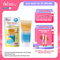 Tinh chất chống nắng nâng tông dành cho da khô/ thường Sunplay Skin Aqua Tone Up UV Essence (Latte Beige) (hiệu chỉnh da trong mướt, đều màu) (50g)