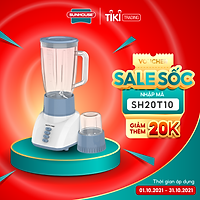 Máy Xay Sinh Tố Đa Năng Sunhouse HappyTime HTD5113G (Xanh) - Hàng chính hãng